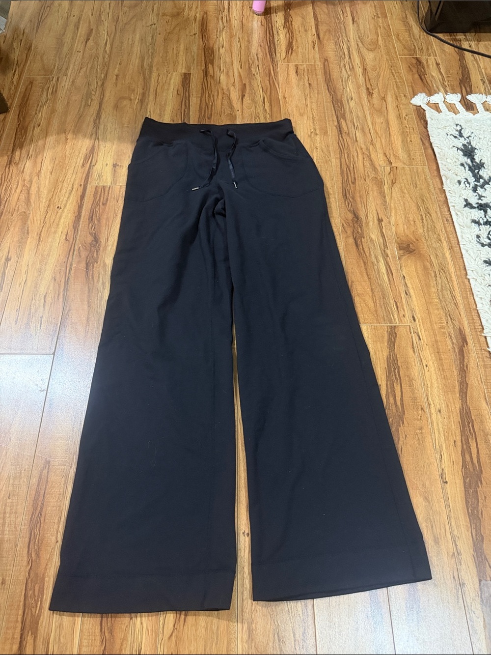 lululemon athletica Black Wide-Leg Joggers